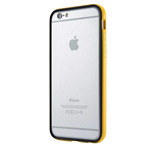Чехол G-Case Ultra Slim TPU Bumper для Apple iPhone 6 (желтый, пластиковый)