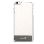 Чехол Seedoo Mag Mirror case для Apple iPhone 6 plus (белый, кожаный)