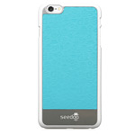 Чехол Seedoo Mag Mirror case для Apple iPhone 6 plus (голубой, кожаный)