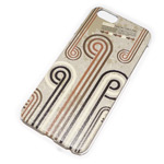 Чехол Yotrix Aquarelle для Apple iPhone 6 (Rounded lines, пластиковый)