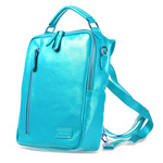 Сумка Remax Double Bag #386 универсальная (синяя, кожаная, 10-11