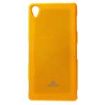 Чехол Mercury Goospery Jelly Case для Sony Xperia Z3 L55t (оранжевый, гелевый)