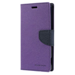 Чехол Mercury Goospery Fancy Diary Case для Sony Xperia Z3 L55t (фиолетовый, кожаный)