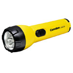 Светодиодный фонарик Camelion SuperBright (6 светодиодов, 2 батарейки D, желтый)