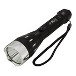 Светодиодный фонарик Light Power ZY-808 (1 сверхяркий светодиод, аккумулятор, черный)