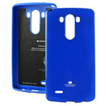 Чехол Mercury Goospery Jelly Case для LG G4 F500 (синий, гелевый)