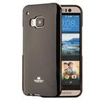 Чехол Mercury Goospery Jelly Case для HTC One M9 (черный, гелевый)