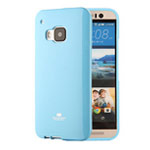 Чехол Mercury Goospery Jelly Case для HTC One M9 (голубой, гелевый)