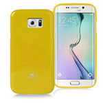 Чехол Mercury Goospery Jelly Case для Samsung Galaxy S6 edge SM-G925 (оранжевый, гелевый)