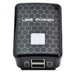 Зарядное устройство Yotrix USB Power Adapter универсальное (сетевое, 2.1A, 2xUSB, черное)