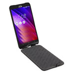 Чехол Yotrix FlipCase для Asus Zenfone C ZC451CG (черный, винилискожа)