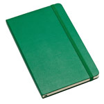 Записная книжка Moleskine Notebook (210x130 мм, зеленая, линейка, 240 страниц)