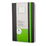 Записная книжка Moleskine Evernote Smart Notebook (210x130 мм, черная, линейка, 240 страниц)