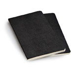 Записная книжка Moleskine Volant (210x130 мм, черная, нелинованная, набор 2 шт. по 96 страниц)