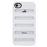 Чехол X-doria Dash case для Apple iPhone 4/4S (белый, кожанный)