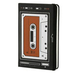 Записная книжка Moleskine Audio Cassette (90x140 мм, черная, линейка, 192 страницы)