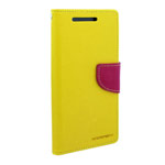 Чехол Mercury Goospery Fancy Diary Case для HTC One M9 (желтый, винилискожа)