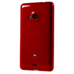 Чехол Mercury Goospery Jelly Case для Microsoft Lumia 535 (красный, гелевый)