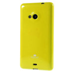 Чехол Mercury Goospery Jelly Case для Microsoft Lumia 535 (желтый, гелевый)