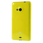 Чехол Mercury Goospery Jelly Case для Microsoft Lumia 535 (желтый, гелевый)