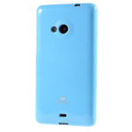 Чехол Mercury Goospery Jelly Case для Microsoft Lumia 535 (голубой, гелевый)