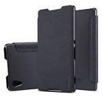 Чехол Nillkin Sparkle Leather Case для Sony Xperia Z4 (Z3 plus) (темно-серый, винилискожа)