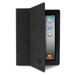Чехол X-doria Dash Folio Leather case для Apple iPad 2/New iPad (черный, войлок)