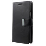 Чехол Mercury Goospery Rich Diary для Samsung Galaxy Note 4 N910 (черный, кожаный)