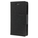 Чехол Mercury Goospery Fancy Diary Case для Samsung Galaxy Trend Lite S7390 (черный, винилискожа)