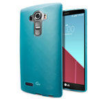 Чехол Yotrix UltrathinCase для LG G4 F500 (голубой, гелевый)